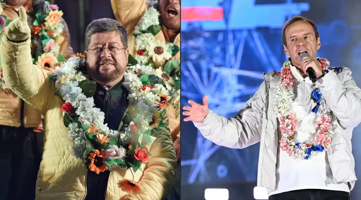 Samuel Doria Medina y Samuel Doria Medina, candidatos presidenciales de Bolivia