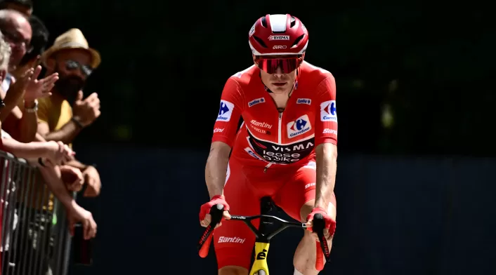 El ciclista danés Jonas Vingegaard del equipo Visma-Lease