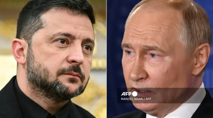 Putin y Zelensky Putin y Zelensky