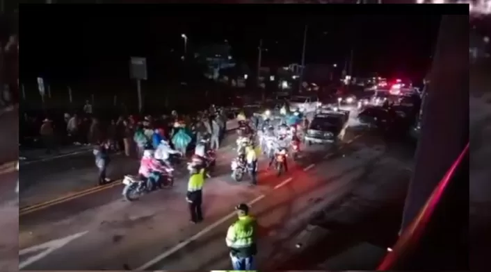 Bloqueos en La Calera