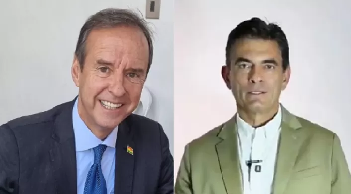 Rodrigo Paz Pereira y Jorge “Tuto” Quiroga, Rodrigo Paz Pereira y Jorge “Tuto” Quiroga,
