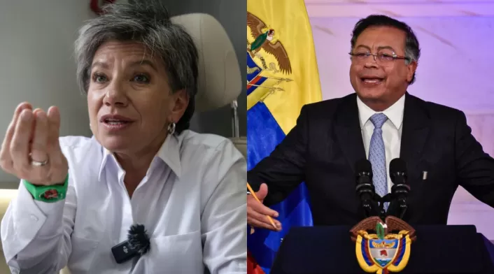 Claudia López y Petro Claudia López y Petro