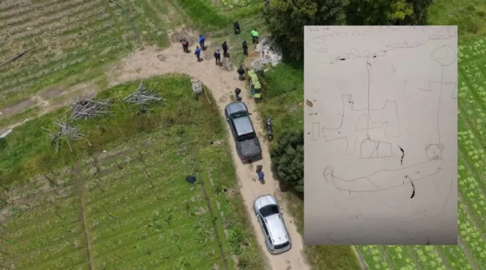Dibujo de menor Valeria Afanador desaparecida en Cajicá
