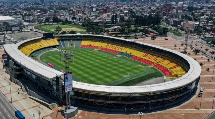 Panorámica del actual estadio El Campín Panorámica del actual estadio El Campín