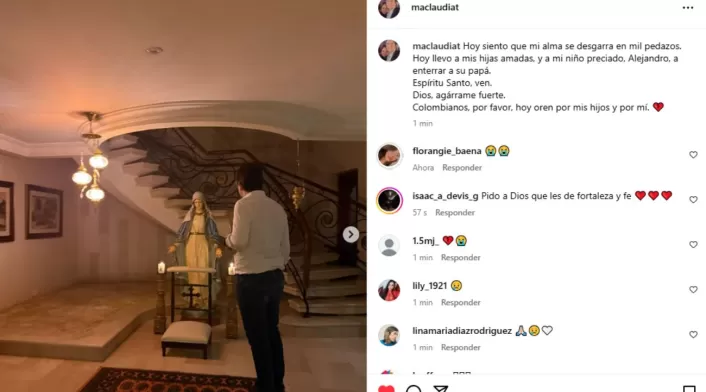 La noticia de la muerte de Miguel Uribe, la confirmó su esposa, María Claudia Tarazona, a través de su cuenta de Instagram. Dejando un mensaje desgarrador La noticia de la muerte de Miguel Uribe, la confirmó su esposa, María Claudia Tarazona, a través de su cuenta de Instagram. Dejando un mensaje desgarrador