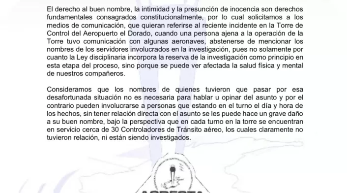 ACDECTA, controladores aéreos