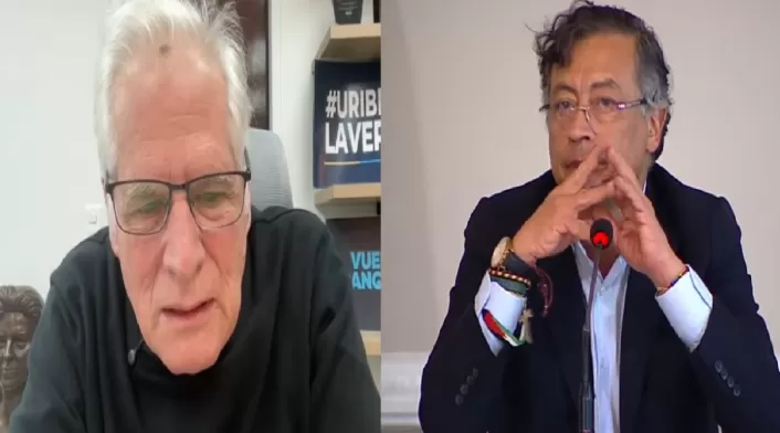 Presidente Petro y Miguel Uribe Londoño