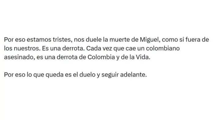Gustavo Petro sobre la muerte de Miguel Uribe Gustavo Petro sobre la muerte de Miguel Uribe