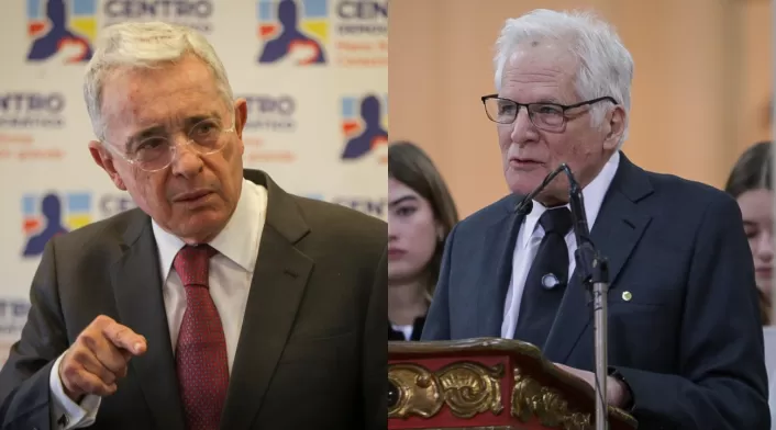 Álvaro Uribe y Miguel Uribe Londoño Álvaro Uribe y Miguel Uribe Londoño