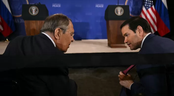 Serguéi Lavrov y Marco Rubio Serguéi Lavrov y Marco Rubio