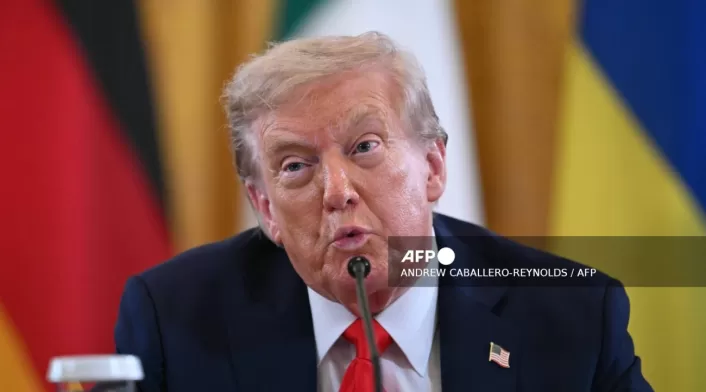 Donald Trump en su encuentro con Zelenski Donald Trump en su encuentro con Zelenski