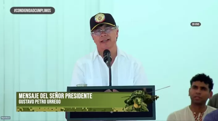 El presidente de Colombia, Gustavo Petro El presidente de Colombia, Gustavo Petro