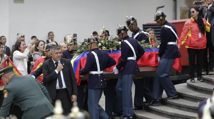 Honras fúnebres de Miguel Uribe Honras fúnebres de Miguel Uribe