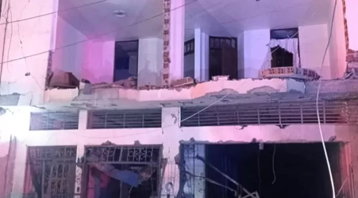 La magnitud del impacto fue tal que dejó a toda la zona sin energía eléctrica,