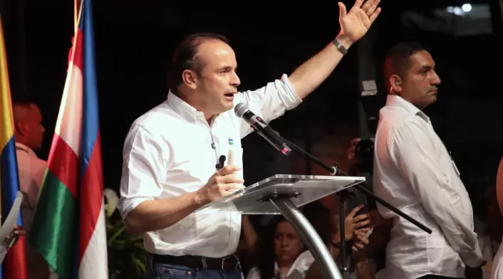 Alcalde de Cali Alejandro Eder| agosto| 2025