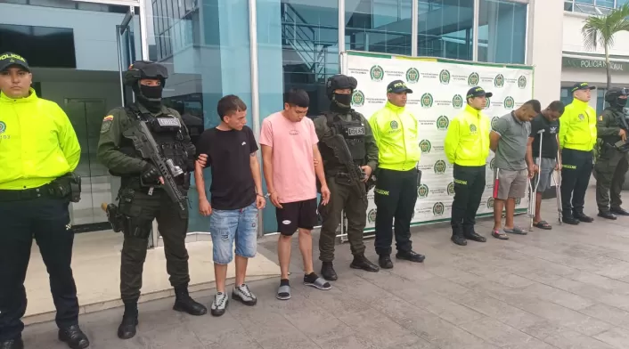 Los detenidos son señalados como responsables de dos atentados terroristas en Cali