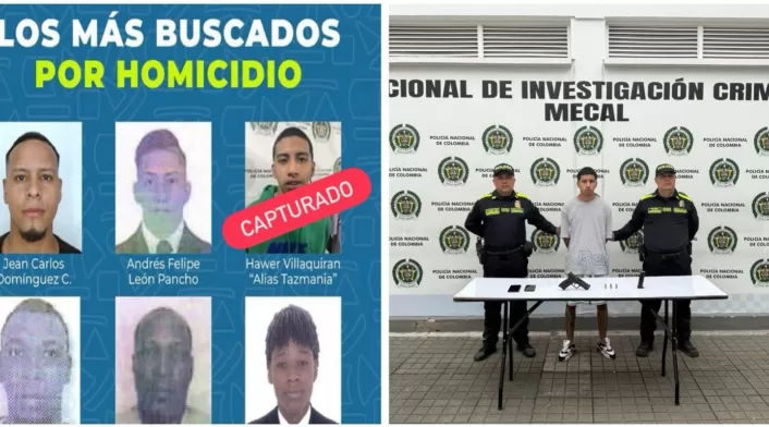 El detenido se encontraba en el cartel de los más buscados por el delito de homicidio
