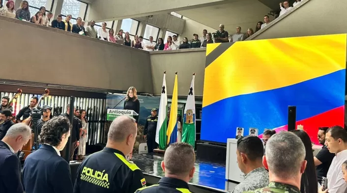 Homenaje a Policías en Antioquia