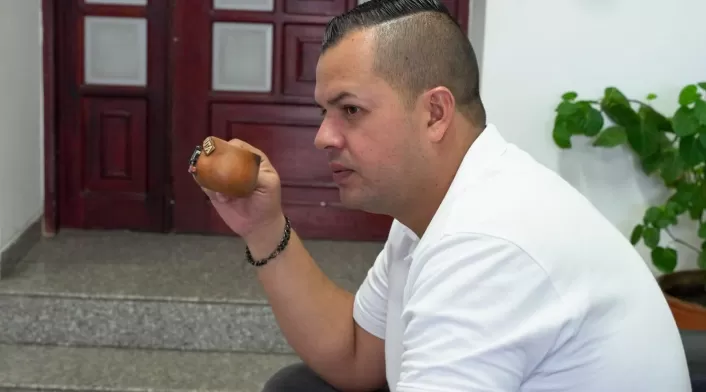 Jorge Tapias, jefe de seguridad del alcalde de Arauca, Juan Qüenza, en una imagen de archivo