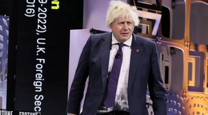 Exprimer ministro británico Boris Johnson