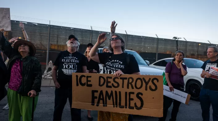 Protestas por redadas migratorias del ICE