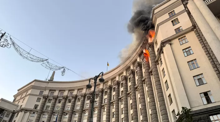 Ataque ruso sobre la sede de Gobierno de Ucrania