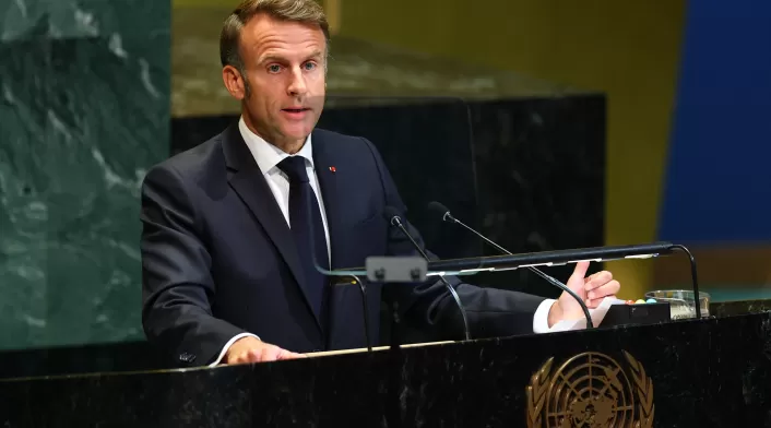 Emmanuel Macron, presidente de Francia