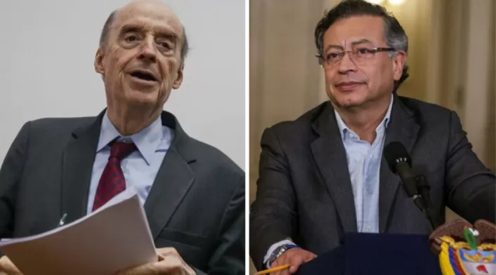 Alvaro Leyva y GUstavo Petro Alvaro Leyva y GUstavo Petro