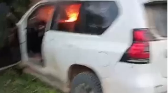 Vehículo Quemado