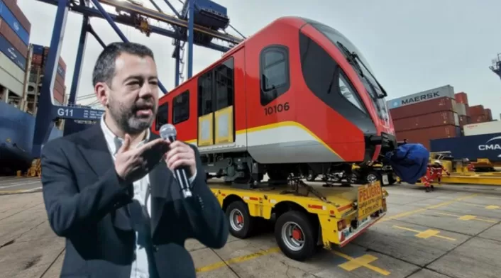 Carlos Fernando Galán da detalles del Metro de Bogotá y el primer tren que llegó en septiembre 2025 Carlos Fernando Galán da detalles del Metro de Bogotá y el primer tren que llegó en septiembre 2025