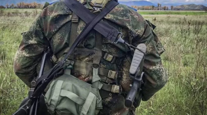 Tropas del Ejército Nacional.