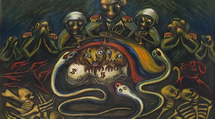 Obra “Rojas Pinilla” de Debora Arango