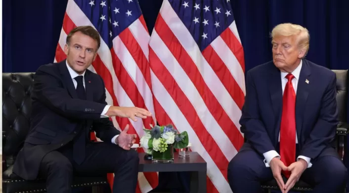 Emmanuel Macron y Donald Trump Emmanuel Macron y Donald Trump