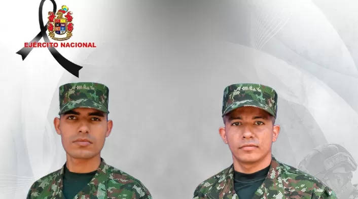 Dos soldados mueren en ataques - drones - Bolívar.