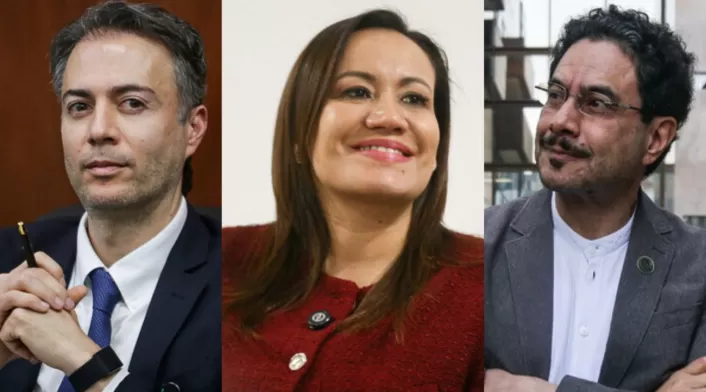 Daniel Quintero, Carolina Corcho e Iván Cepeda, candidatos del Pacto Histórico