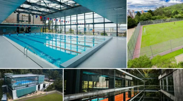 Piscina del Centro Deportivo de la Universidad de los Andes disponible sin costo para comunidad uniandina. Piscina del Centro Deportivo de la Universidad de los Andes disponible sin costo para comunidad uniandina.