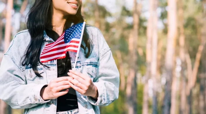 Bandera de Estados Unidos visa Bandera de Estados Unidos visa