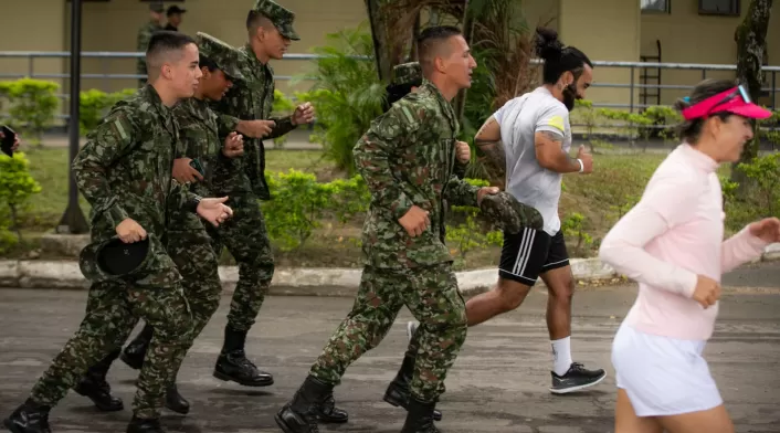 Carrera "Nuestro Compromiso es Colombia" en apoyo a heridos en combate.