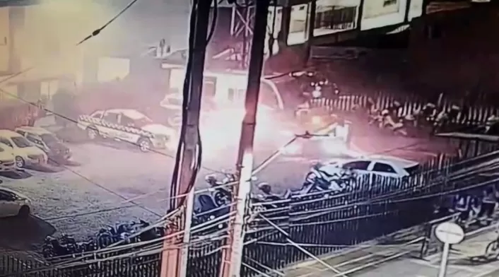 Incendio en estación de Policía de Funza (Cundinamarca)