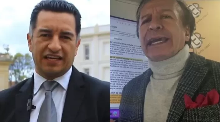 Andrés Idárraga y Pablo Bustos sobre presuntas irregularidades en elección de contralor de Antioquia.