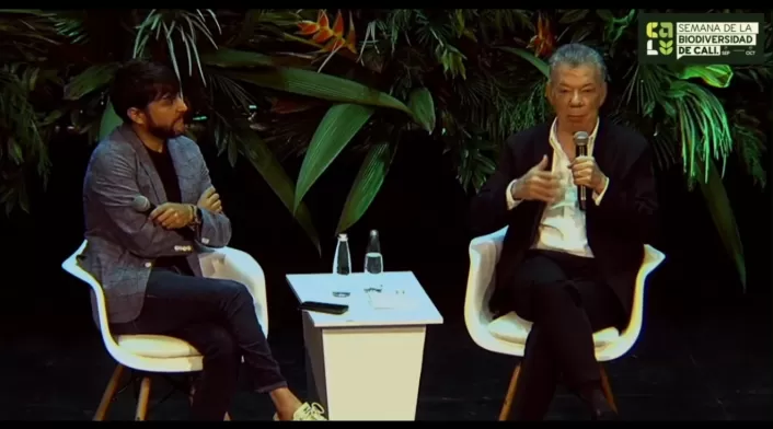 Juan Manuel Santos en la Semana de la Biodiversidad en Cali