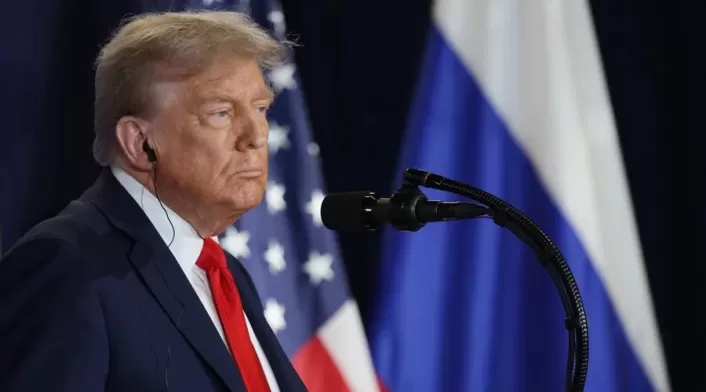 El presidente de Estados Unidos presentó el lunes su plan para Gaza. El presidente de Estados Unidos presentó el lunes su plan para Gaza.