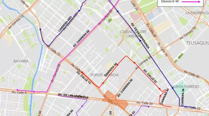 Cambios de ruta Cambios de ruta