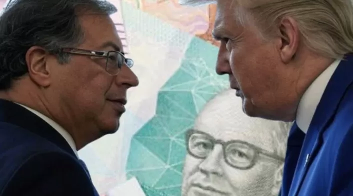 Trump acusa a Gustavo Petro de liderar narcotráfico en Colombia y suspende pagos a país. Trump acusa a Gustavo Petro de liderar narcotráfico en Colombia y suspende pagos a país.