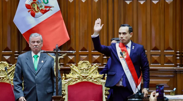José Jerí, presidente del Perú José Jerí, presidente del Perú