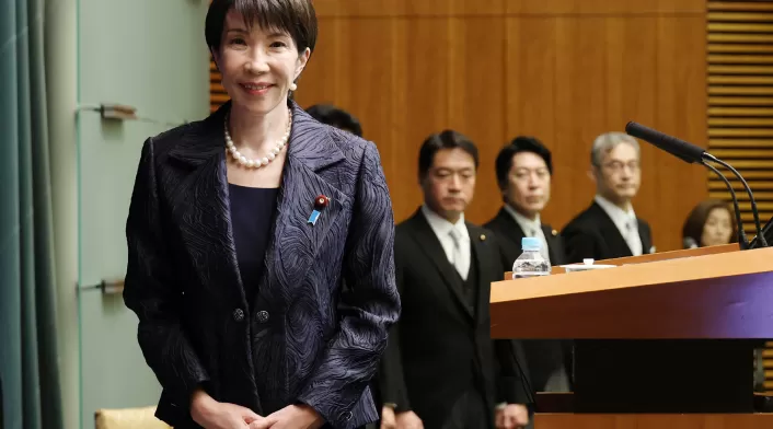 La nueva primera ministra de Japón, Sanae Takaichi