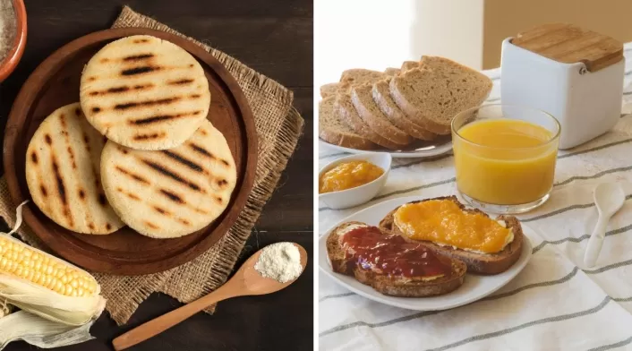 ¿Arepa o pan Qué comen más los colombianos en el desayuno, encuesta lo revela ¿Arepa o pan Qué comen más los colombianos en el desayuno, encuesta lo revela