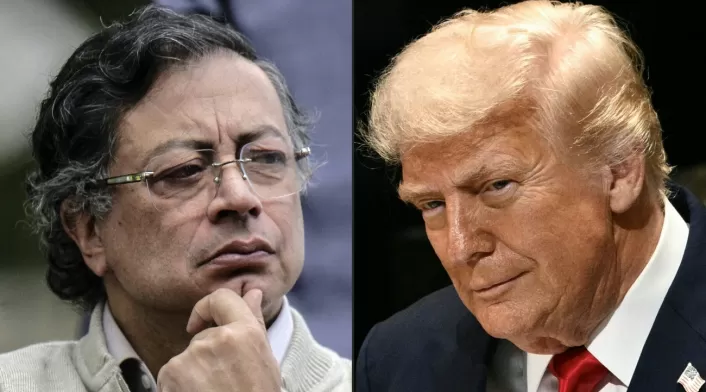 Gustavo Petro y Donald Trump Gustavo Petro y Donald Trump