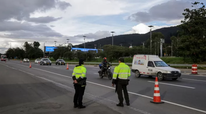 Retén de tránsito Retén de tránsito