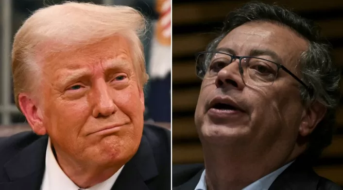 Donald Trump y Gustavo Petro Donald Trump y Gustavo Petro